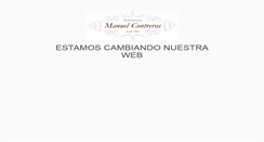 Desktop Screenshot of manuelcontreras.com