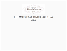 Tablet Screenshot of manuelcontreras.com